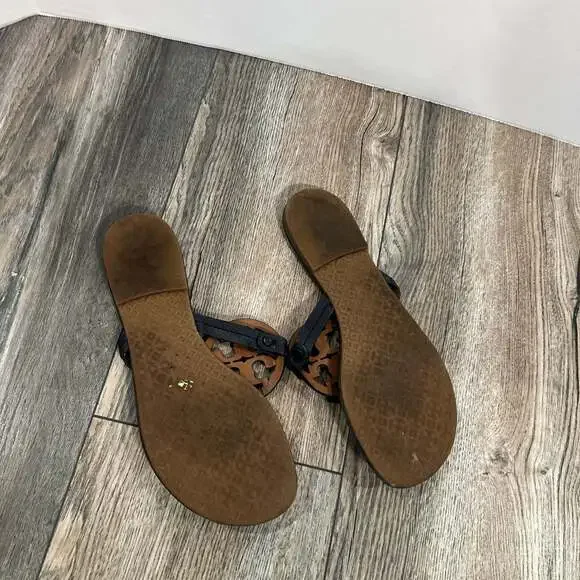 Tory Burch Miller Cloud Thong Sandal in Perfect Black - Picture 3 of 5